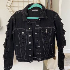 Black Jean Jacket